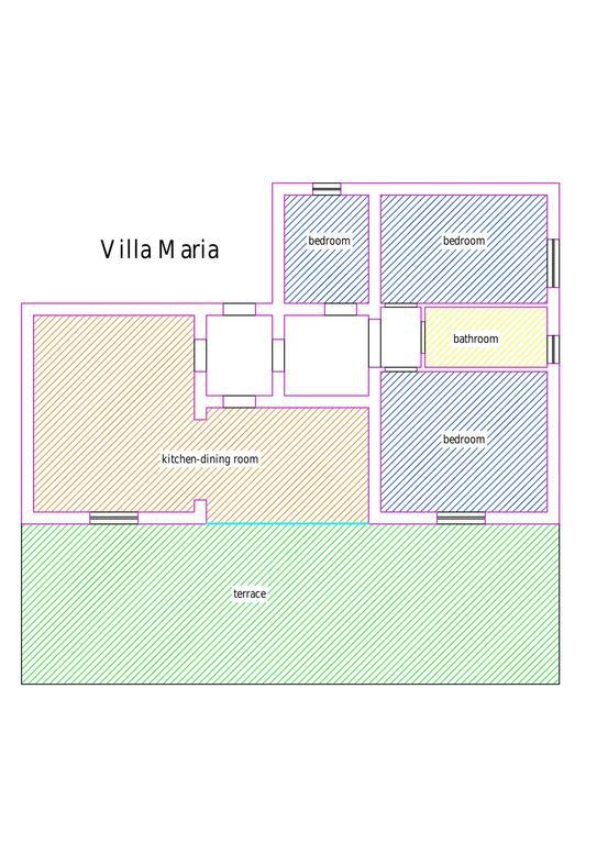 Villa Maria Una Finestra Sul Mare Вальдеріче Номер фото